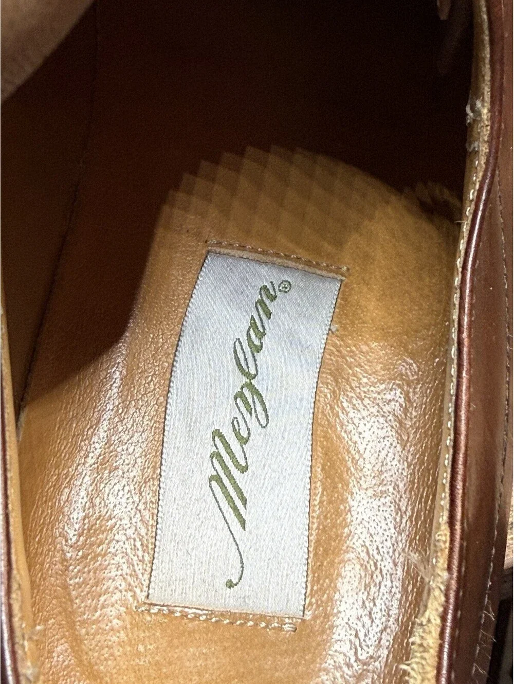Mezlan Fiore Men’s Brown Leather Lace-Up Derby Dress Shoes Lined US 12 M